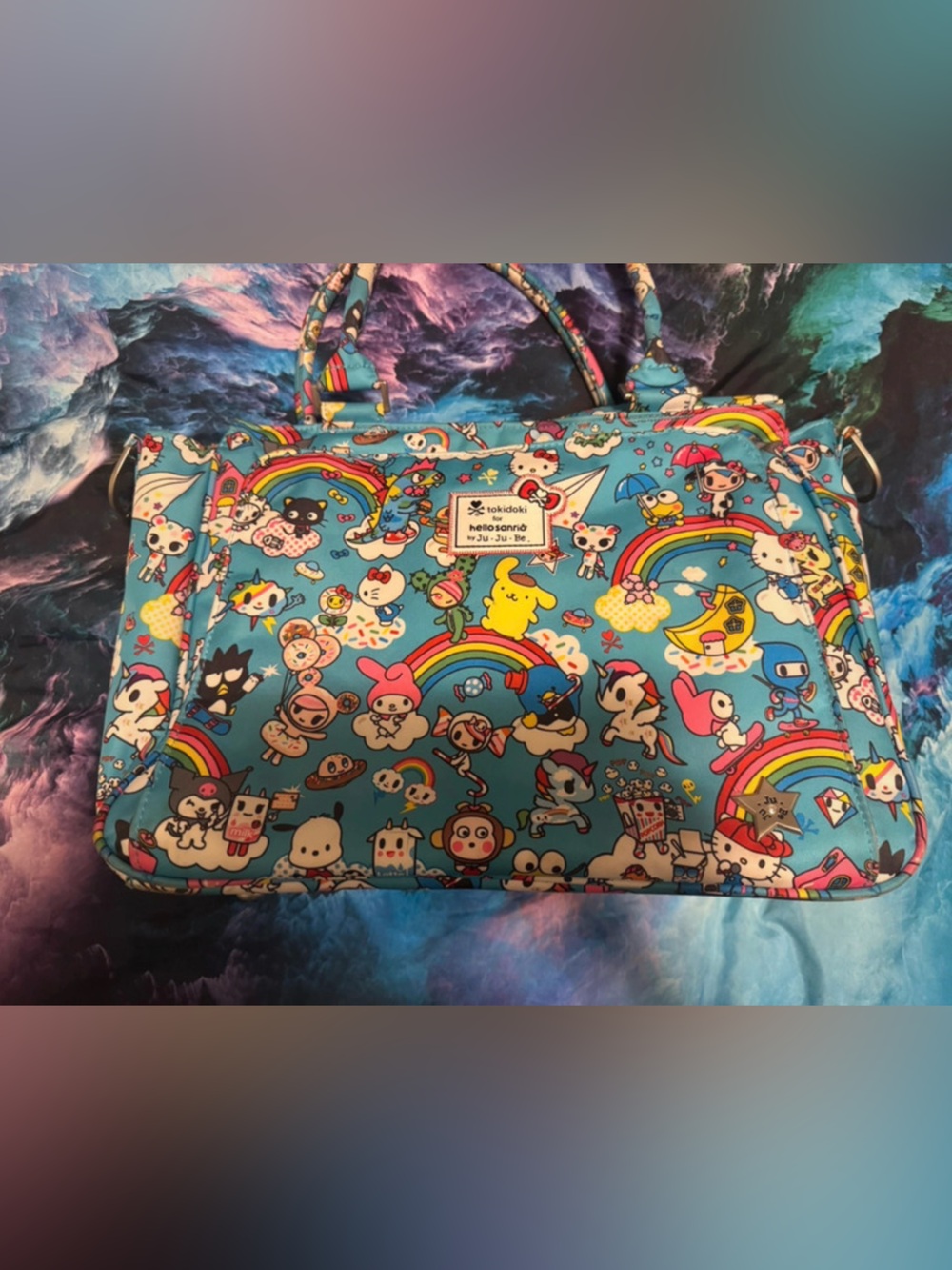 🌈 Rainbow Dreams Be Classy Bag - Jujube Sanrio Tokidoki